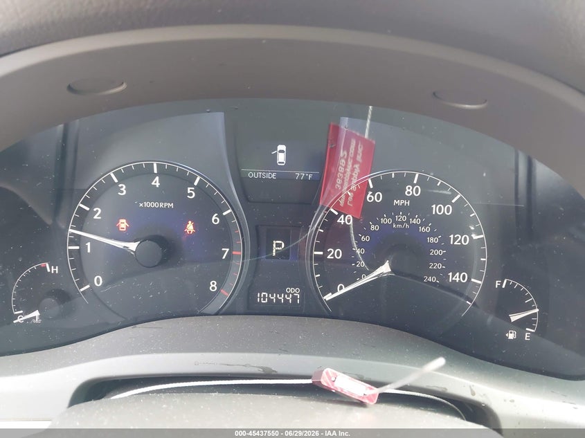 2010 Lexus Rx VIN JTJBK1BA0A2403509 IAAI salvage auction — FRONT END, Salvage (Virginia), sold $3,700 on 2026-07-11 (photo 7)