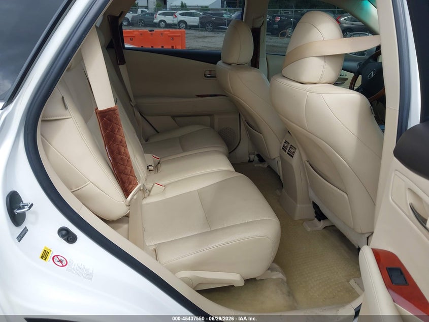 2010 Lexus Rx VIN JTJBK1BA0A2403509 IAAI salvage auction — FRONT END, Salvage (Virginia), sold $3,700 on 2026-07-11 (photo 8)