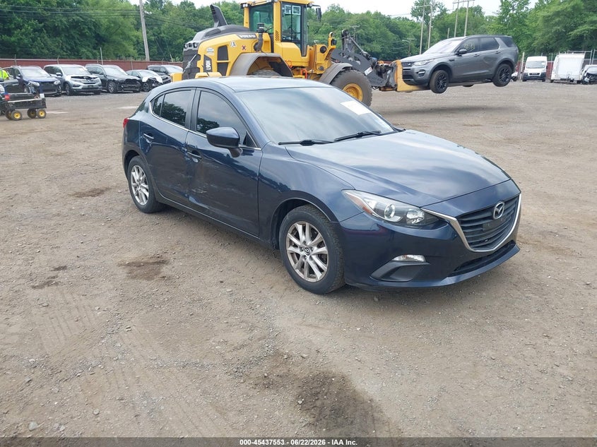 2014 Mazda 3 VIN JM1BM1L71E1115378 IAAI salvage auction — RIGHT SIDE, Salvage (Idaho), sold $1,400 on 2026-07-15 (photo 1)