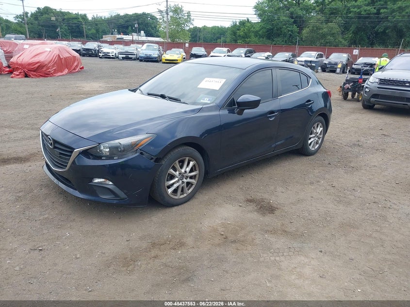 2014 Mazda 3 VIN JM1BM1L71E1115378 IAAI salvage auction — RIGHT SIDE, Salvage (Idaho), sold $1,400 on 2026-07-15 (photo 2)