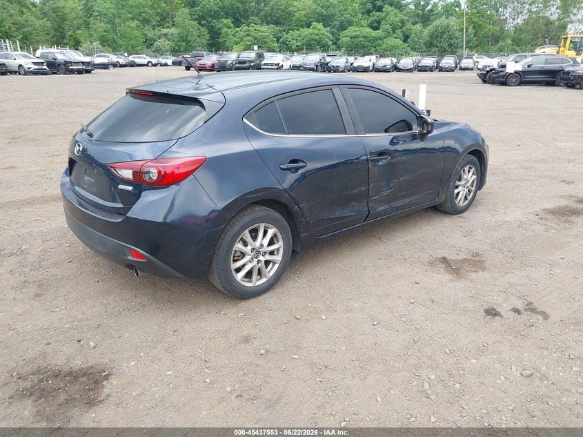 2014 Mazda 3 VIN JM1BM1L71E1115378 IAAI salvage auction — RIGHT SIDE, Salvage (Idaho), sold $1,400 on 2026-07-15 (photo 4)