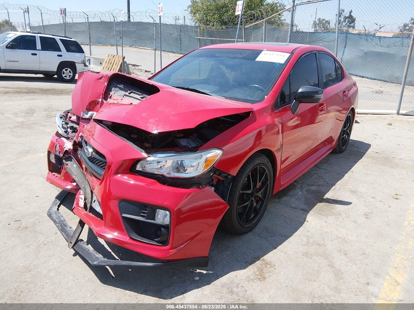 2016 Subaru Wrx sti VIN JF1VA2Z61G9835252 IAAI salvage auction — FRONT END, Salvage Title, sold $3,350 on 2026-07-12 (photo 2)