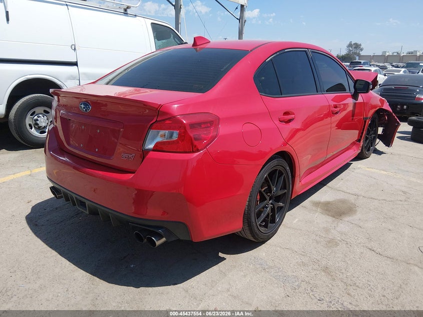 2016 Subaru Wrx sti VIN JF1VA2Z61G9835252 IAAI salvage auction — FRONT END, Salvage Title, sold $3,350 on 2026-07-12 (photo 4)