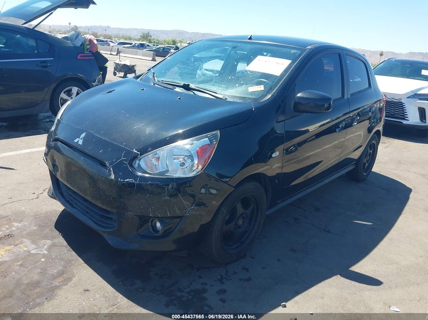 2014 Mitsubishi Mirage VIN ML32A4HJ2EH005254 IAAI salvage auction — LEFT FRONT, Salvage (Arizona), sold $1,000 on 2026-07-28 (photo 2)