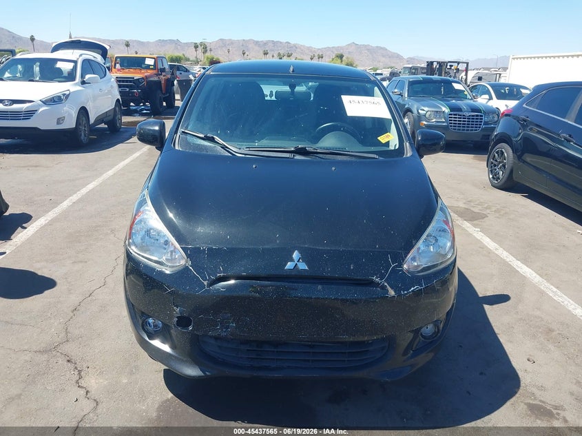 2014 Mitsubishi Mirage VIN ML32A4HJ2EH005254 IAAI salvage auction — LEFT FRONT, Salvage (Arizona), sold $1,000 on 2026-07-28 (photo 6)