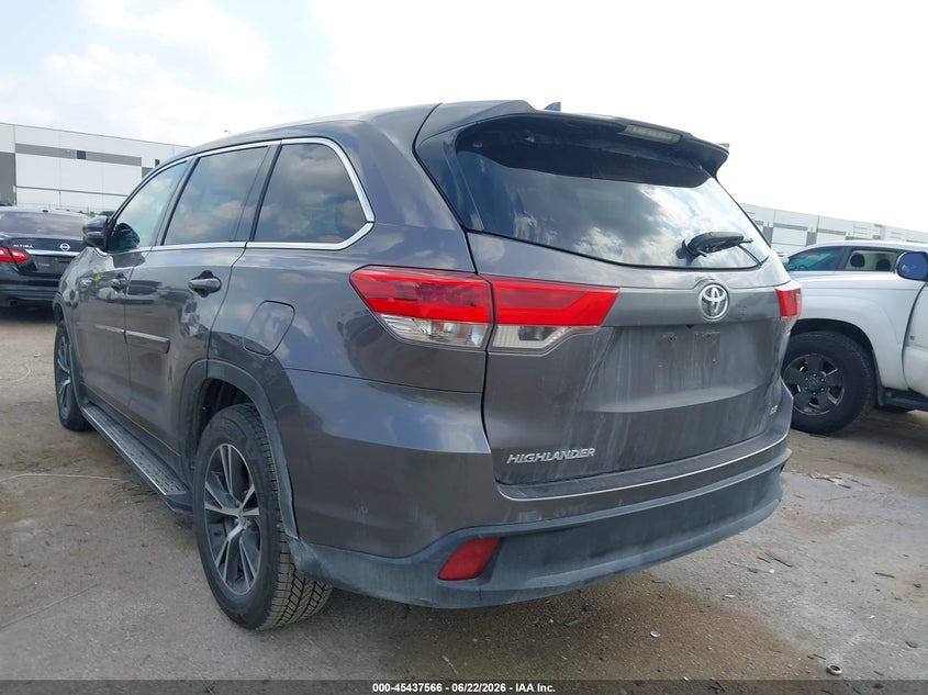 2019 Toyota Highlander VIN 5TDZZRFH5KS306366 IAAI salvage auction — FRONT END, Salvage (Texas), sold $25 on 2026-07-28 (photo 3)