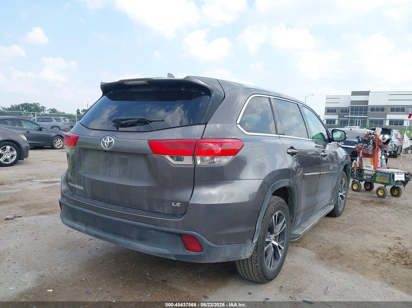 2019 Toyota Highlander VIN 5TDZZRFH5KS306366 IAAI salvage auction — FRONT END, Salvage (Texas), sold $25 on 2026-07-28 (photo 4)