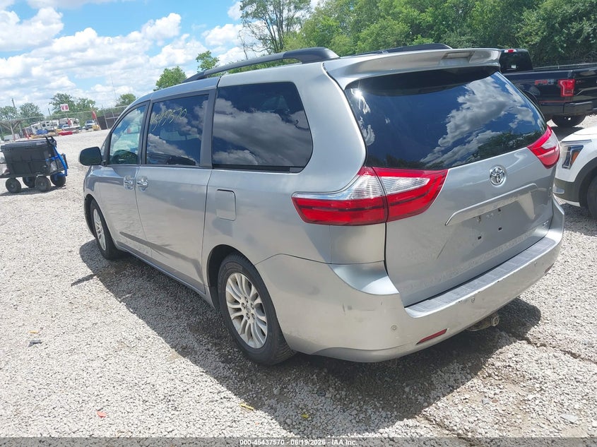 2015 Toyota Sienna VIN 5TDYK3DC3FS593720 IAAI salvage auction — FRONT END, Salvage (Ohio), sold $4,700 on 2026-07-14 (photo 3)