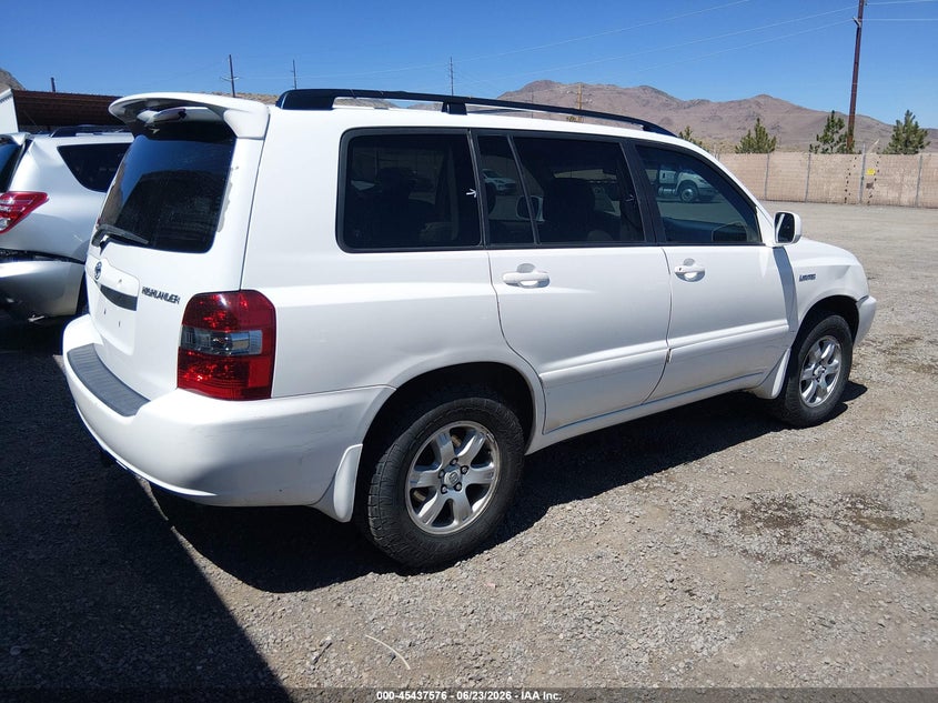 2001 Toyota Highlander VIN JTEHF21A710021736 IAAI salvage auction — LEFT FRONT, Salvage (Nevada), sold $600 on 2026-07-10 (photo 4)