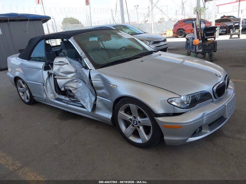 2004 BMW 3 series VIN WBABW33494PL31922 IAAI salvage auction — SIDE, Non-Repairable (California), sold $325 on 2026-07-10 (photo 1)