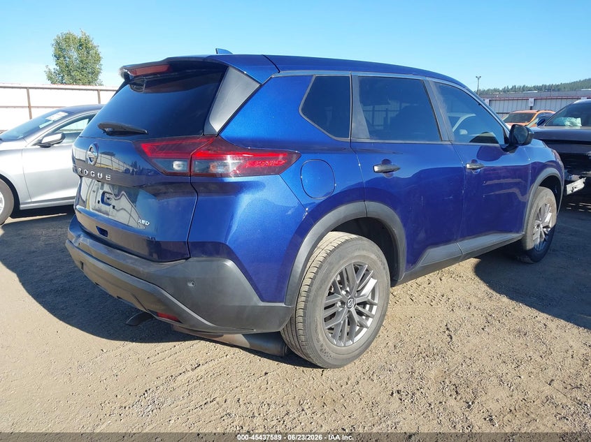 2021 Nissan Rogue VIN JN8AT3AB0MW206147 IAAI salvage auction — LEFT SIDE, Bill Of Sale (Washington), sold $4,300 on 2026-07-28 (photo 4)