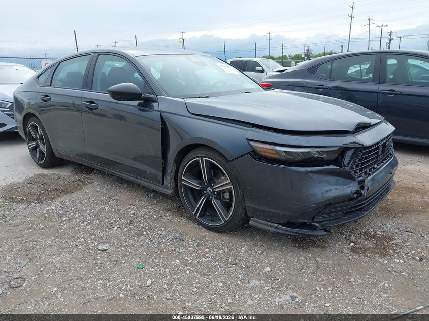 2026 Honda Accord VIN 1HGCY1F4XTA005728 IAAI salvage auction — FRONT END, Clear (Oklahoma), sold $18,800 on 2026-07-29 (photo 1)