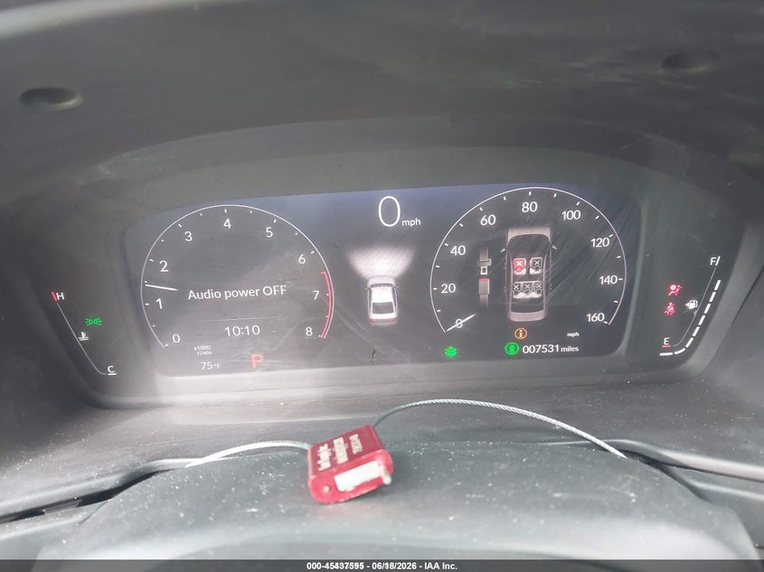 2026 Honda Accord VIN 1HGCY1F4XTA005728 IAAI salvage auction — FRONT END, Clear (Oklahoma), sold $18,800 on 2026-07-29 (photo 7)