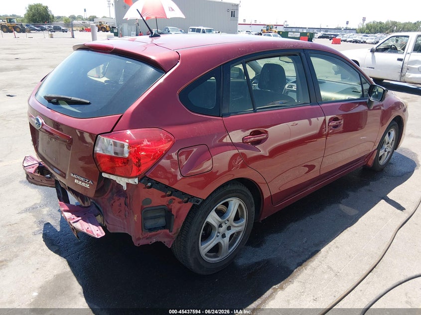 2016 Subaru Impreza VIN JF1GPAB64G8236654 IAAI salvage auction — REAR END, Salvage (Utah), sold $1,250 on 2026-07-23 (photo 4)