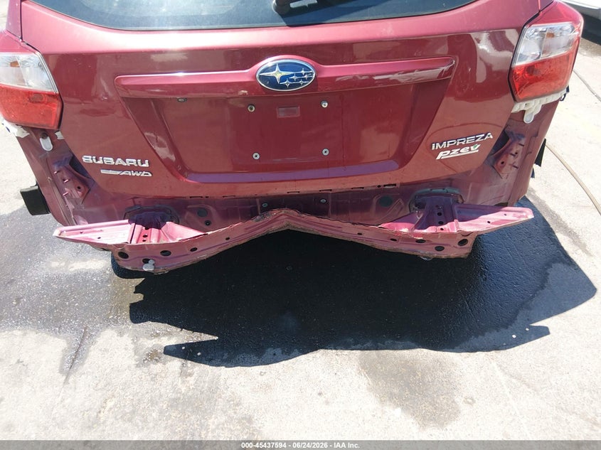 2016 Subaru Impreza VIN JF1GPAB64G8236654 IAAI salvage auction — REAR END, Salvage (Utah), sold $1,250 on 2026-07-23 (photo 6)
