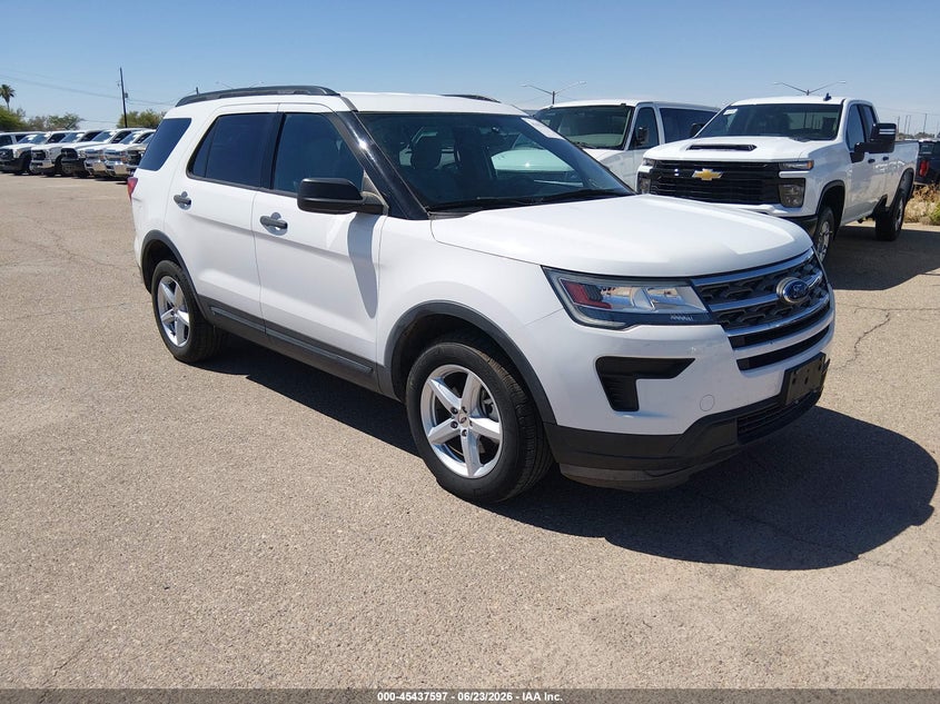 2018 Ford Explorer VIN 1FM5K8B83JGC45249 IAAI salvage auction — NORMAL WEAR, Sf97 (Arizona), sold $13,300 on 2026-07-28 (photo 1)