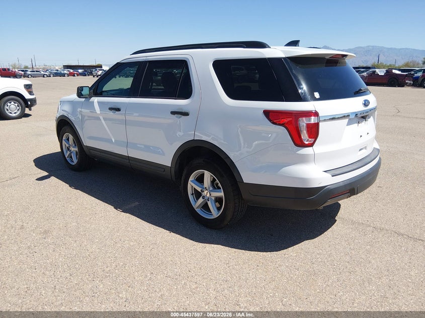 2018 Ford Explorer VIN 1FM5K8B83JGC45249 IAAI salvage auction — NORMAL WEAR, Sf97 (Arizona), sold $13,300 on 2026-07-28 (photo 3)