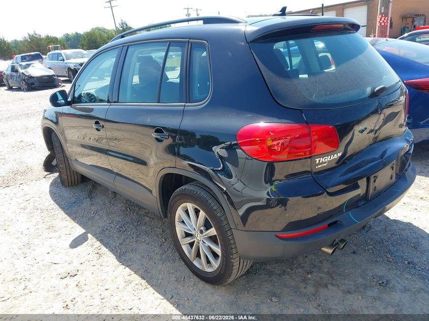 2017 Volkswagen Tiguan VIN WVGBV7AX3HK050708 IAAI salvage auction — REAR END, Salvage (North Carolina), sold $2,250 on 2026-07-27 (photo 3)
