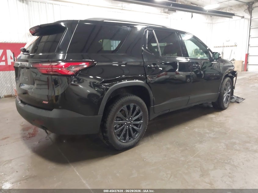 2022 Chevrolet Traverse VIN 1GNEVJKW4NJ119547 IAAI salvage auction — RIGHT FRONT, Salvage (Iowa), sold $7,975 on 2026-07-28 (photo 4)