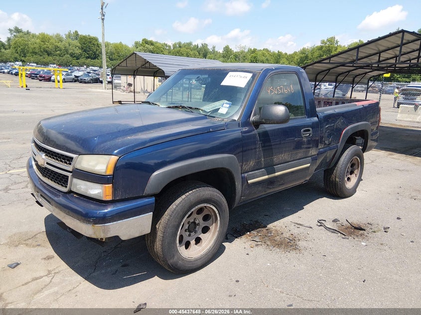 2006 Chevrolet Silverado 1500 VIN 3GCEK14T16G145577 IAAI salvage auction — REAR END, Salvage (Connecticut), sold $725 on 2026-07-20 (photo 2)