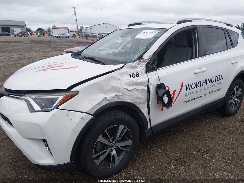 2017 Toyota VIN JTMRFREV2HD199667 IAAI salvage auction — LEFT SIDE, Clear (Indiana), sold $6,000 on 2026-07-24 (photo 6)