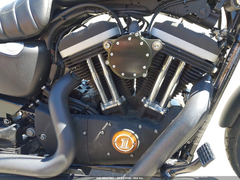 2011 Harley-davidson Iron VIN 1HD4LE233BC425418 IAAI salvage auction — FRONT END, Salvage (California), sold $1,375 on 2026-07-08 (photo 8)