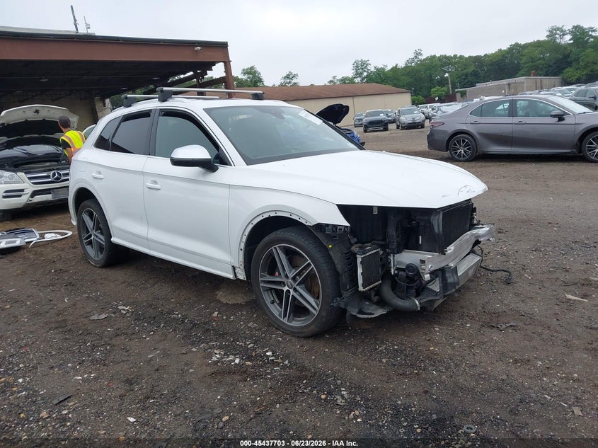 2020 Audi Sq5 VIN WA1A4AFY6L2015746 IAAI salvage auction — FRONT END, Mv-907A (New York), sold $6,300 on 2026-07-28 (photo 1)
