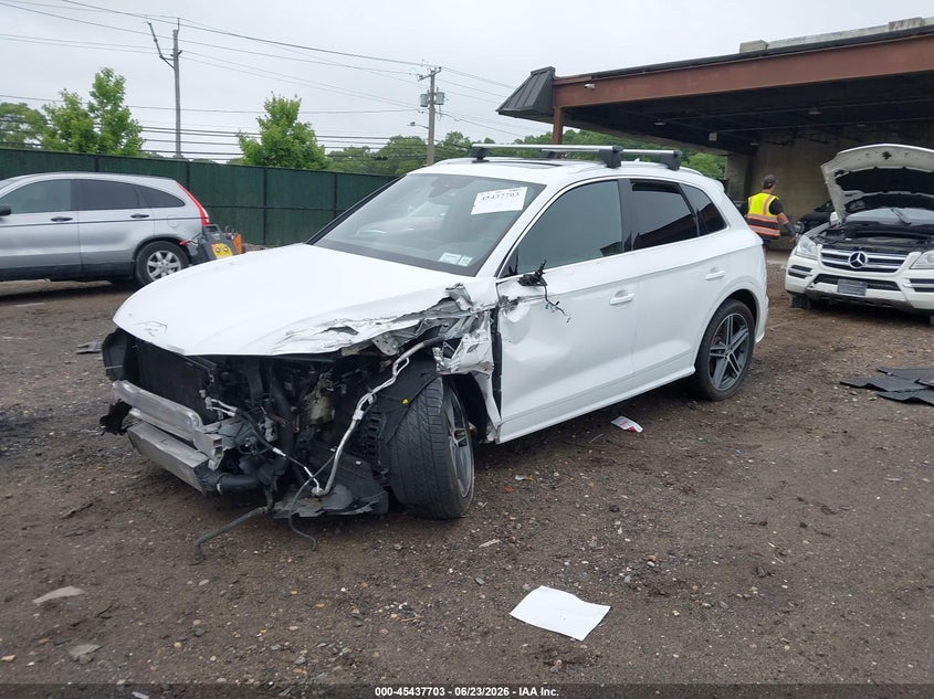 2020 Audi Sq5 VIN WA1A4AFY6L2015746 IAAI salvage auction — FRONT END, Mv-907A (New York), sold $6,300 on 2026-07-28 (photo 2)