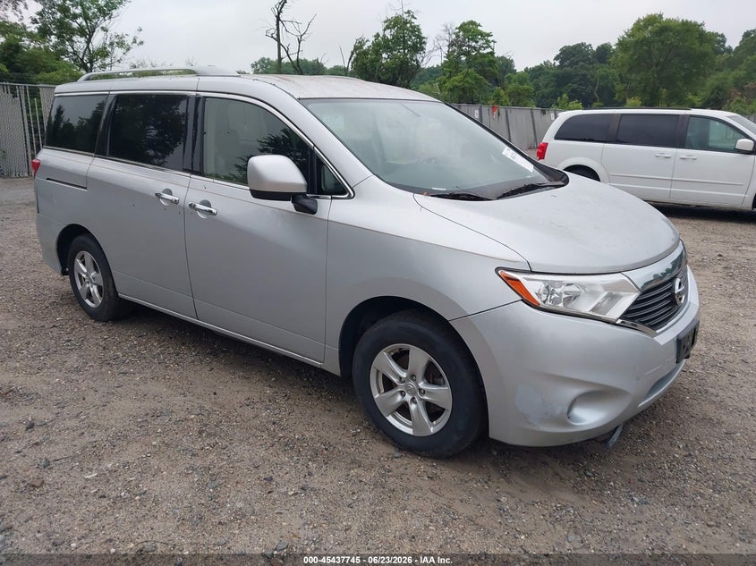 2017 Nissan Quest VIN JN8AE2KPXH9169806 IAAI salvage auction — NORMAL WEAR, Clear (New Jersey), sold $625 on 2026-07-21 (photo 1)