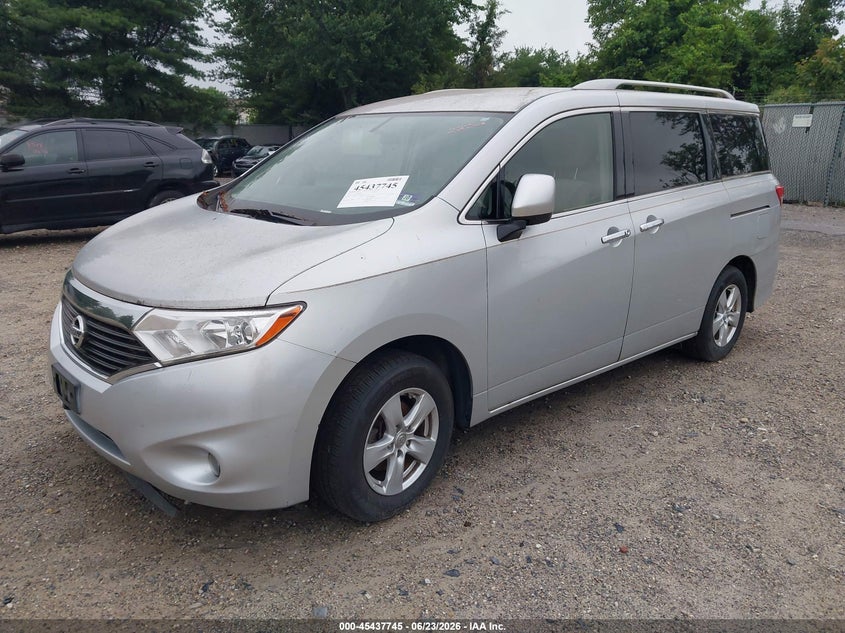 2017 Nissan Quest VIN JN8AE2KPXH9169806 IAAI salvage auction — NORMAL WEAR, Clear (New Jersey), sold $625 on 2026-07-21 (photo 2)