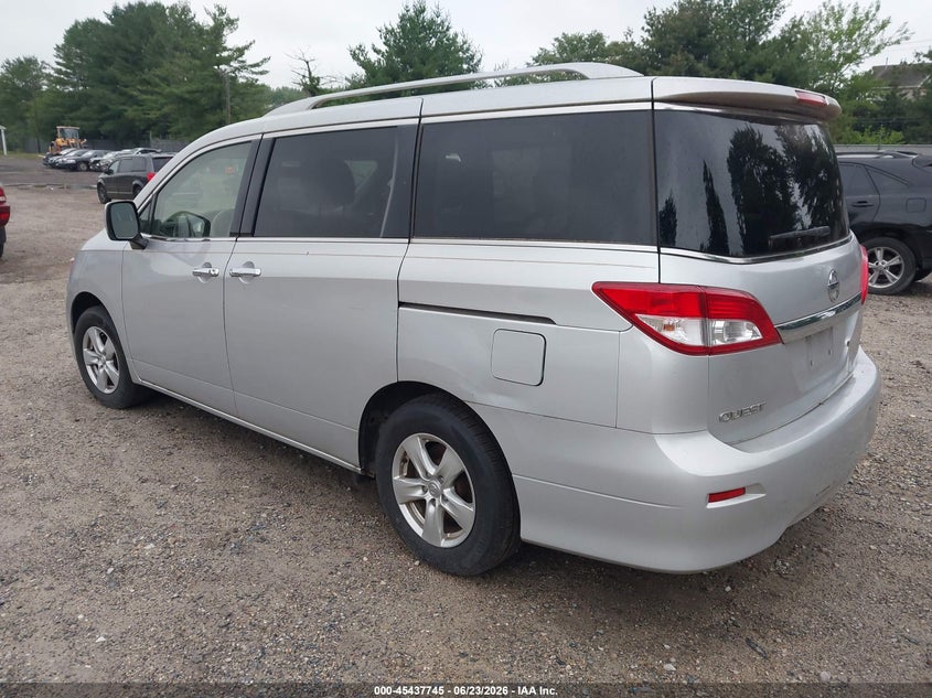 2017 Nissan Quest VIN JN8AE2KPXH9169806 IAAI salvage auction — NORMAL WEAR, Clear (New Jersey), sold $625 on 2026-07-21 (photo 3)