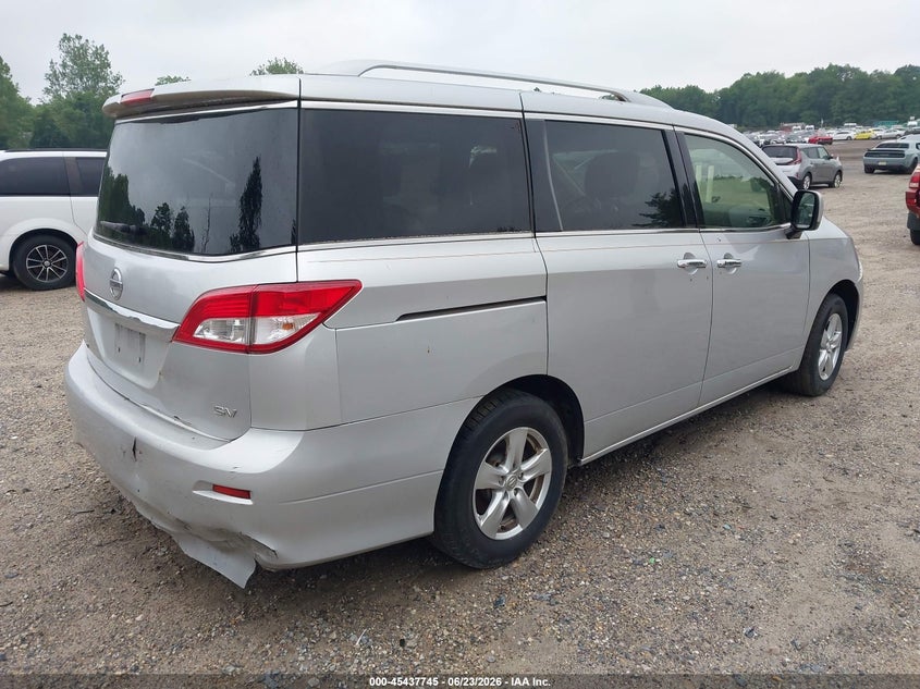 2017 Nissan Quest VIN JN8AE2KPXH9169806 IAAI salvage auction — NORMAL WEAR, Clear (New Jersey), sold $625 on 2026-07-21 (photo 4)