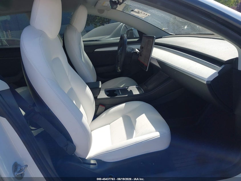 2022 Tesla Model 3 VIN 5YJ3E1EC3NF344146 IAAI salvage auction — RIGHT FRONT, Salvage (California), sold $6,700 on 2026-07-29 (photo 5)
