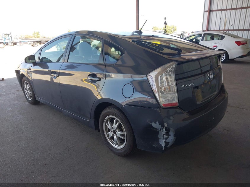 2011 Toyota Prius VIN JTDKN3DUXB1374363 IAAI salvage auction — FRONT END, Salvage (California), sold $1,200 on 2026-07-09 (photo 3)
