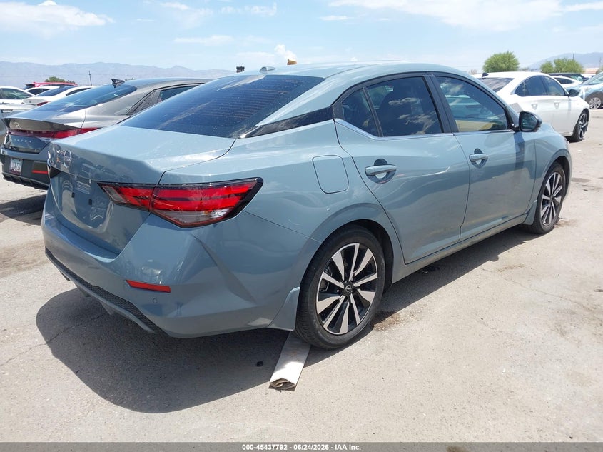 2025 Nissan Sentra VIN 3N1AB8CV6SY418868 IAAI salvage auction — LEFT FRONT, Salvage (Arizona), sold $7,200 on 2026-07-09 (photo 4)