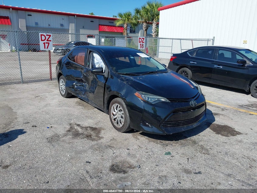 2018 Toyota Corolla VIN 5YFBURHEXJP834236 IAAI salvage auction — RIGHT SIDE, Rebuildable (Florida), sold $3,250 on 2026-07-06 (photo 1)