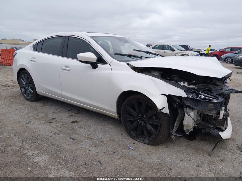 2019 Mazda 6 VIN JM1GL1VM1K1508711 IAAI salvage auction — FRONT END, Salvage (Kansas), sold $1,200 on 2026-07-31 (photo 1)