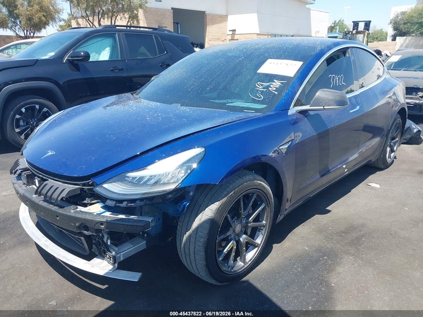 2018 Tesla Model 3 VIN 5YJ3E1EB6JF136022 IAAI salvage auction — FRONT END, Salvage Title, sold $7,600 on 2026-07-30 (photo 2)