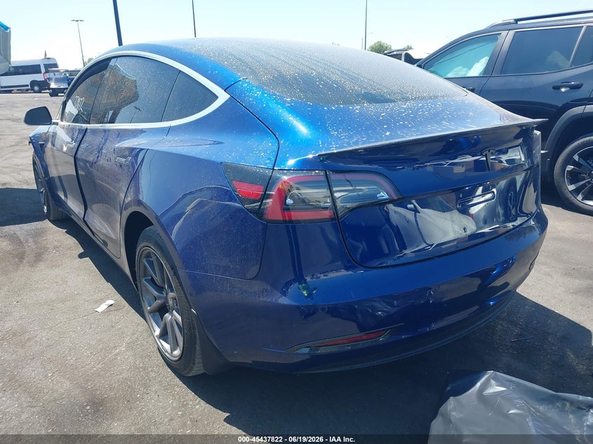 2018 Tesla Model 3 VIN 5YJ3E1EB6JF136022 IAAI salvage auction — FRONT END, Salvage Title, sold $7,600 on 2026-07-30 (photo 3)