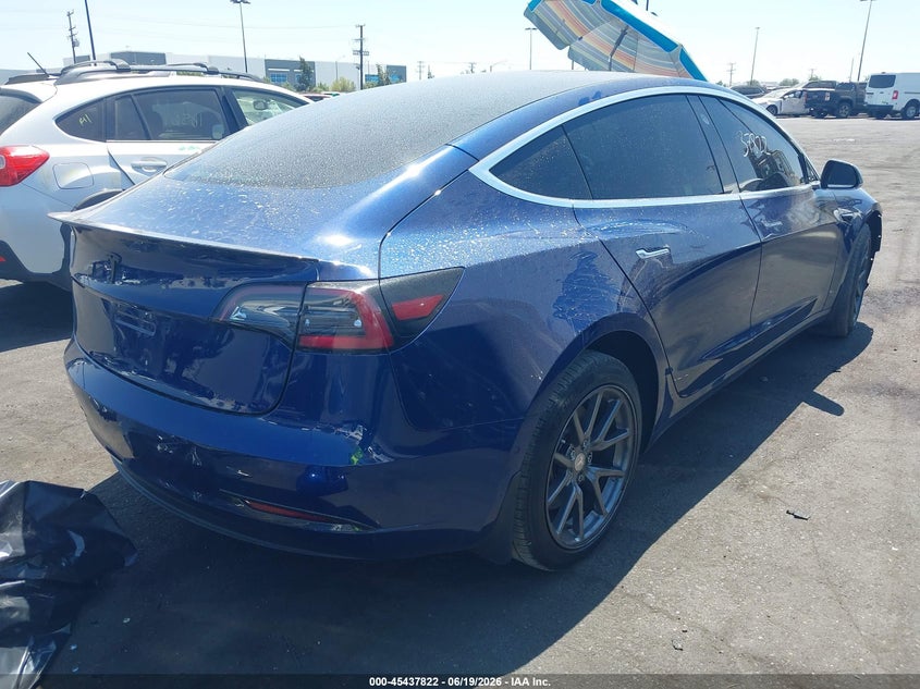 2018 Tesla Model 3 VIN 5YJ3E1EB6JF136022 IAAI salvage auction — FRONT END, Salvage Title, sold $7,600 on 2026-07-30 (photo 4)