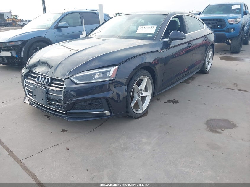 2018 Audi A5 VIN WAUENCF5XJA010085 IAAI salvage auction — NORMAL WEAR, Original (Texas), sold $6,050 on 2026-07-14 (photo 2)