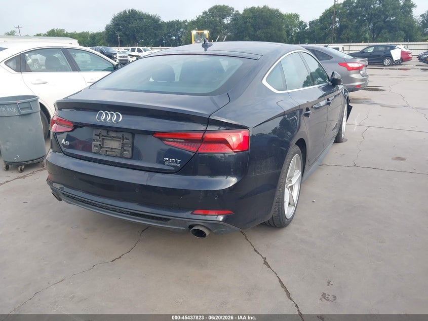 2018 Audi A5 VIN WAUENCF5XJA010085 IAAI salvage auction — NORMAL WEAR, Original (Texas), sold $6,050 on 2026-07-14 (photo 4)