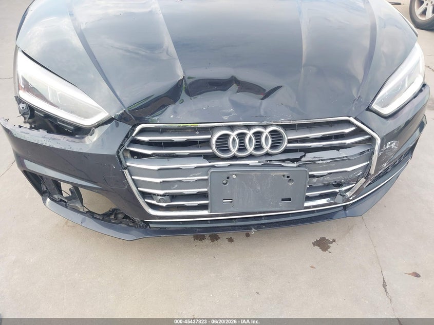 2018 Audi A5 VIN WAUENCF5XJA010085 IAAI salvage auction — NORMAL WEAR, Original (Texas), sold $6,050 on 2026-07-14 (photo 6)