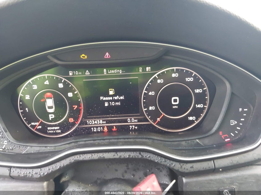 2018 Audi A5 VIN WAUENCF5XJA010085 IAAI salvage auction — NORMAL WEAR, Original (Texas), sold $6,050 on 2026-07-14 (photo 7)