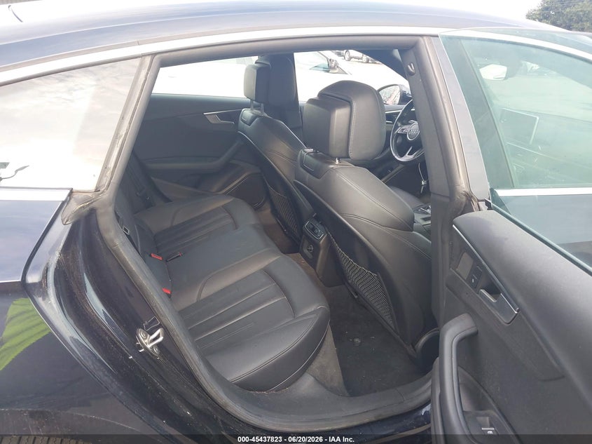 2018 Audi A5 VIN WAUENCF5XJA010085 IAAI salvage auction — NORMAL WEAR, Original (Texas), sold $6,050 on 2026-07-14 (photo 8)