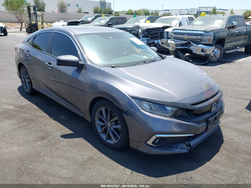 2020 Honda Civic VIN 19XFC1F35LE214440 IAAI salvage auction — FRONT END, Salvage Title, sold $6,100 on 2026-07-12 (photo 1)