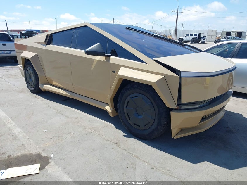 2025 Tesla Cybertruck VIN 7G2CEHEE0SA060392 IAAI salvage auction — ELECTRICAL, Salvage Title, sold $25,250 on 2026-07-22 (photo 1)