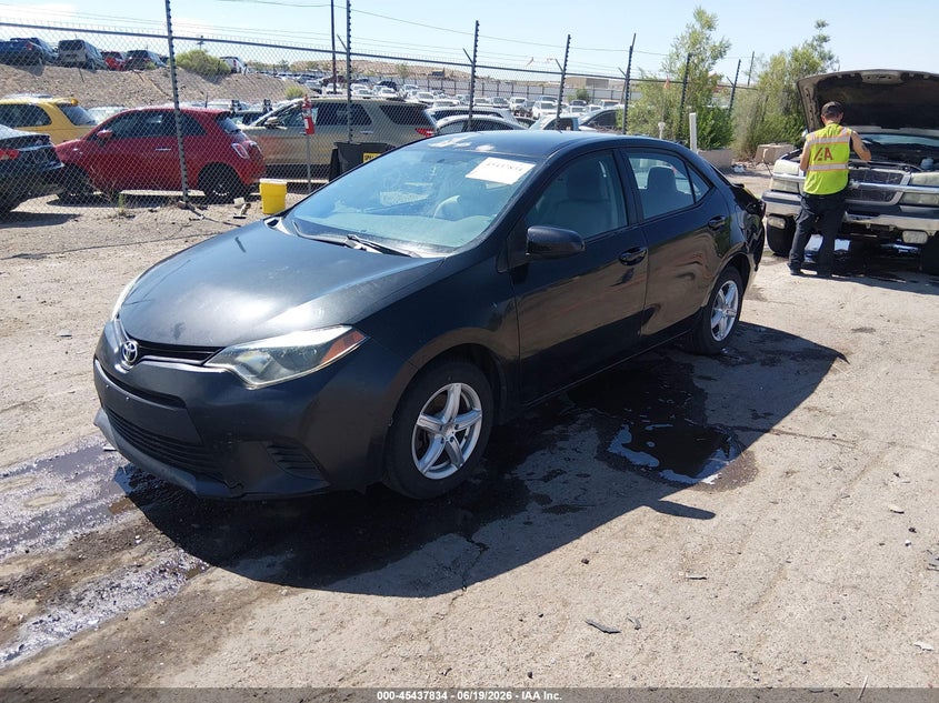 2014 Toyota Corolla VIN 5YFBURHE1EP162833 IAAI salvage auction — NORMAL WEAR, Clear (New Mexico), sold $1,675 on 2026-07-29 (photo 2)