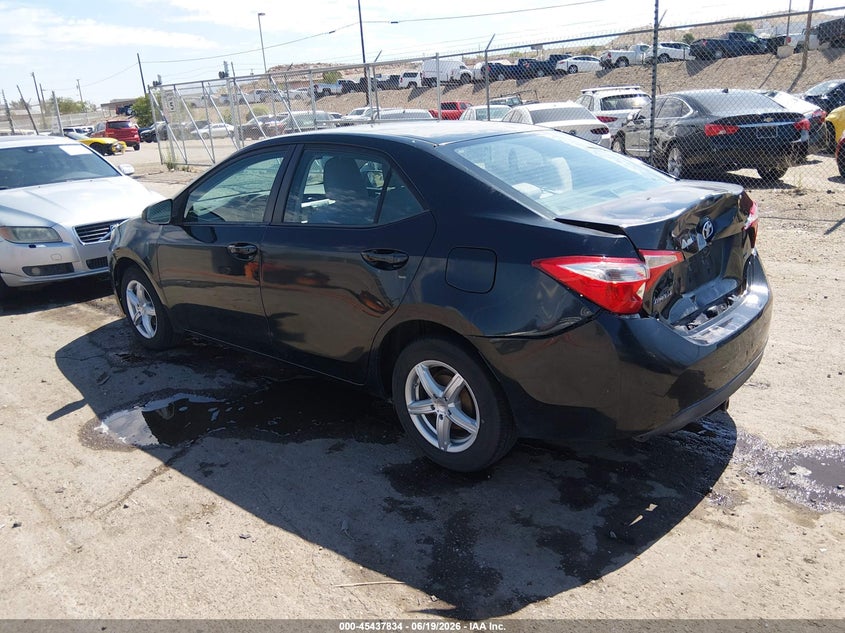 2014 Toyota Corolla VIN 5YFBURHE1EP162833 IAAI salvage auction — NORMAL WEAR, Clear (New Mexico), sold $1,675 on 2026-07-29 (photo 3)