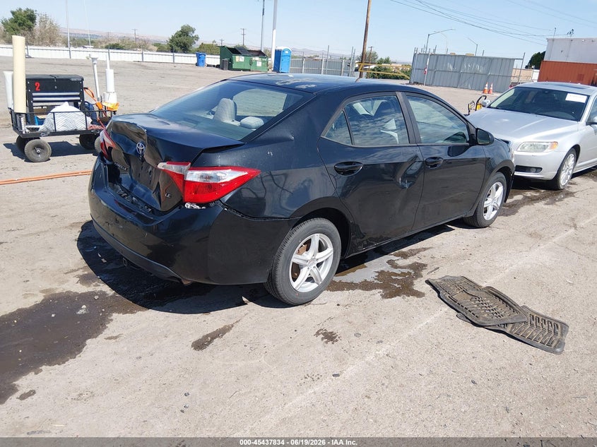2014 Toyota Corolla VIN 5YFBURHE1EP162833 IAAI salvage auction — NORMAL WEAR, Clear (New Mexico), sold $1,675 on 2026-07-29 (photo 4)